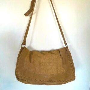 Free People suede Messenger Crossbody bag New with defect